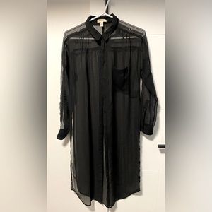 ⚫️ Silence + noise ⚫️ - semi sheer tunic - size xs